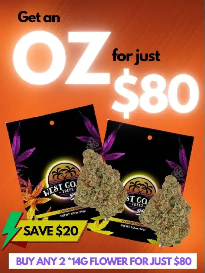 West Coast Treez — Get an OZ for just $80