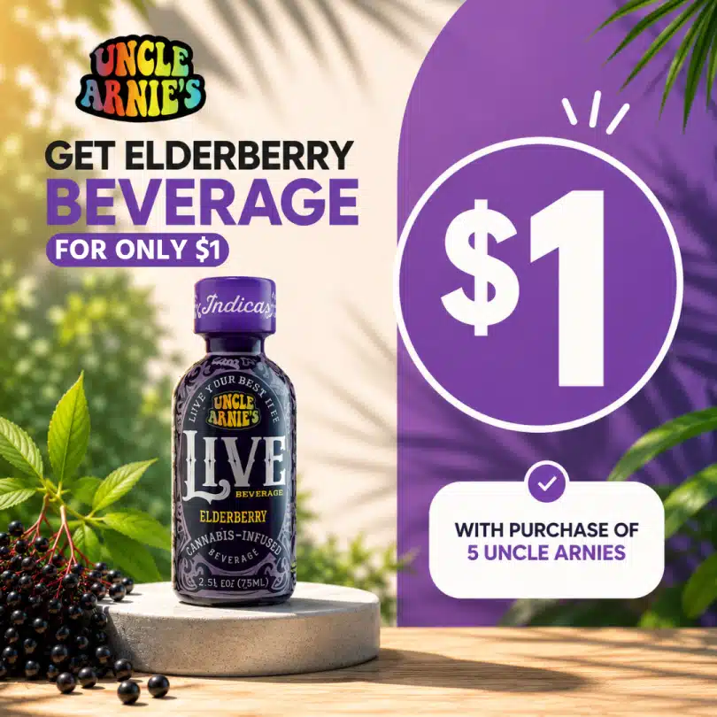 Uncle Arnie's Elderberry $1 Beverage Deal