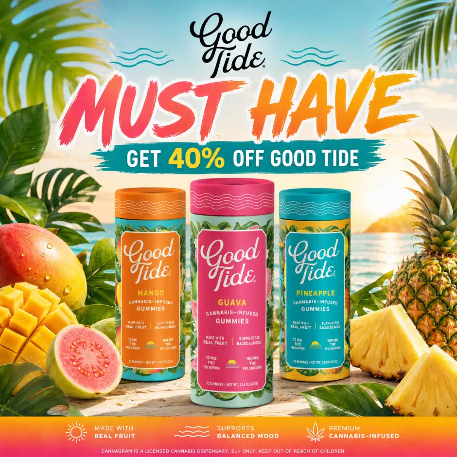 Good Tide Rosin Gummies — 40% Off with code TIDE40GP
