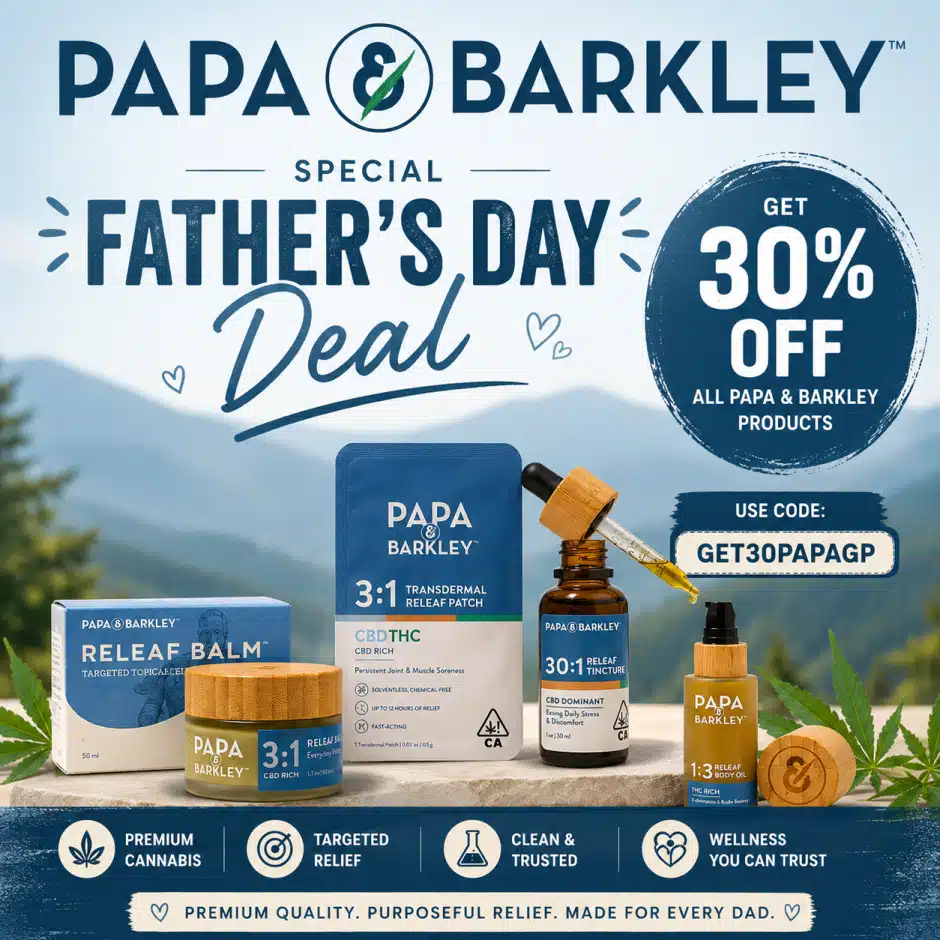 Papa & Barkley Special Father's Day Deal — 30% Off All Products