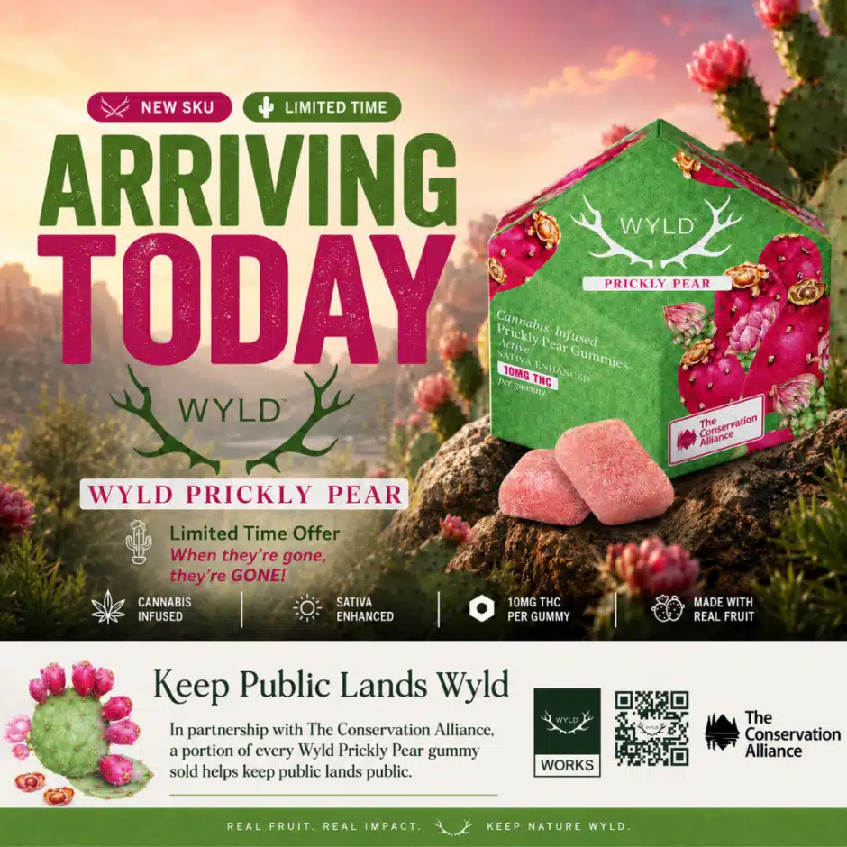 Wyld Prickly Pear Cannabis-Infused Gummies — Limited Time
