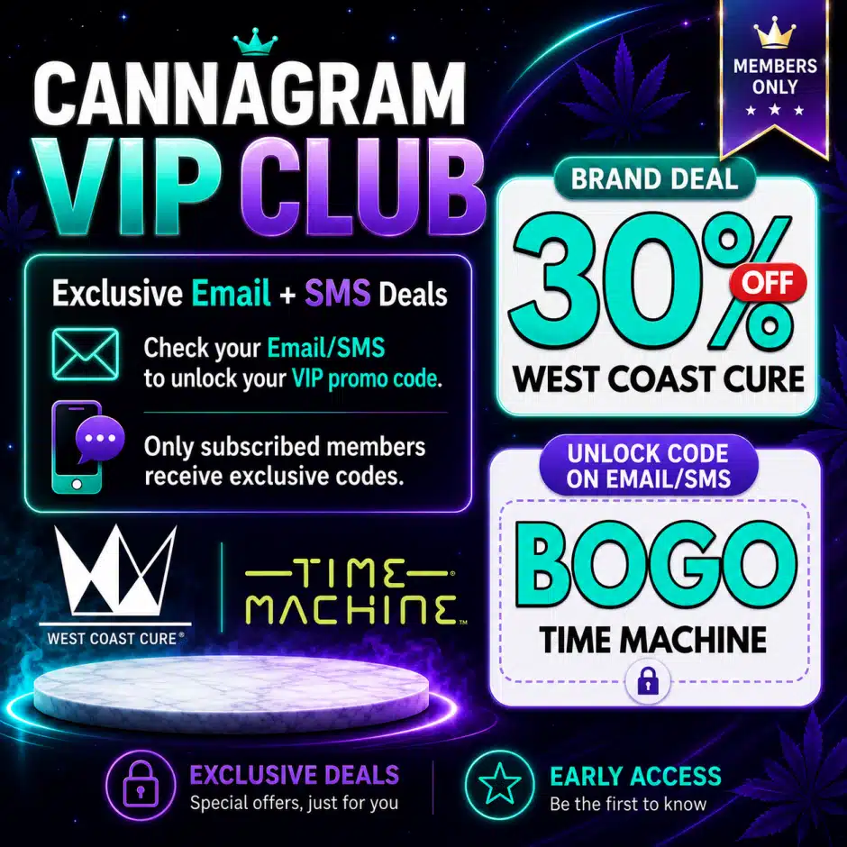 Cannagram VIP Club — Exclusive Email & SMS Deals