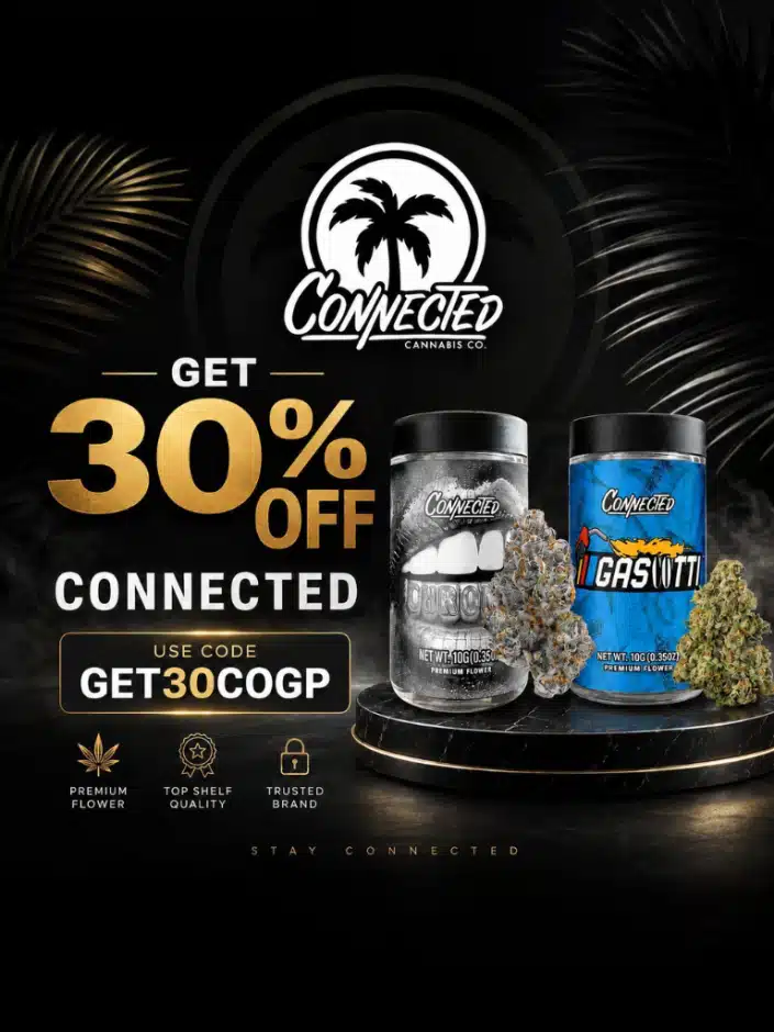 Get 30% Off Connected Cannabis Co. — Deal of the Weekend — Code GET30COGP