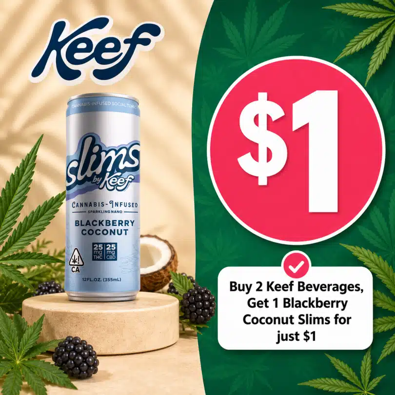 Keef Slims Blackberry Coconut $1 Deal