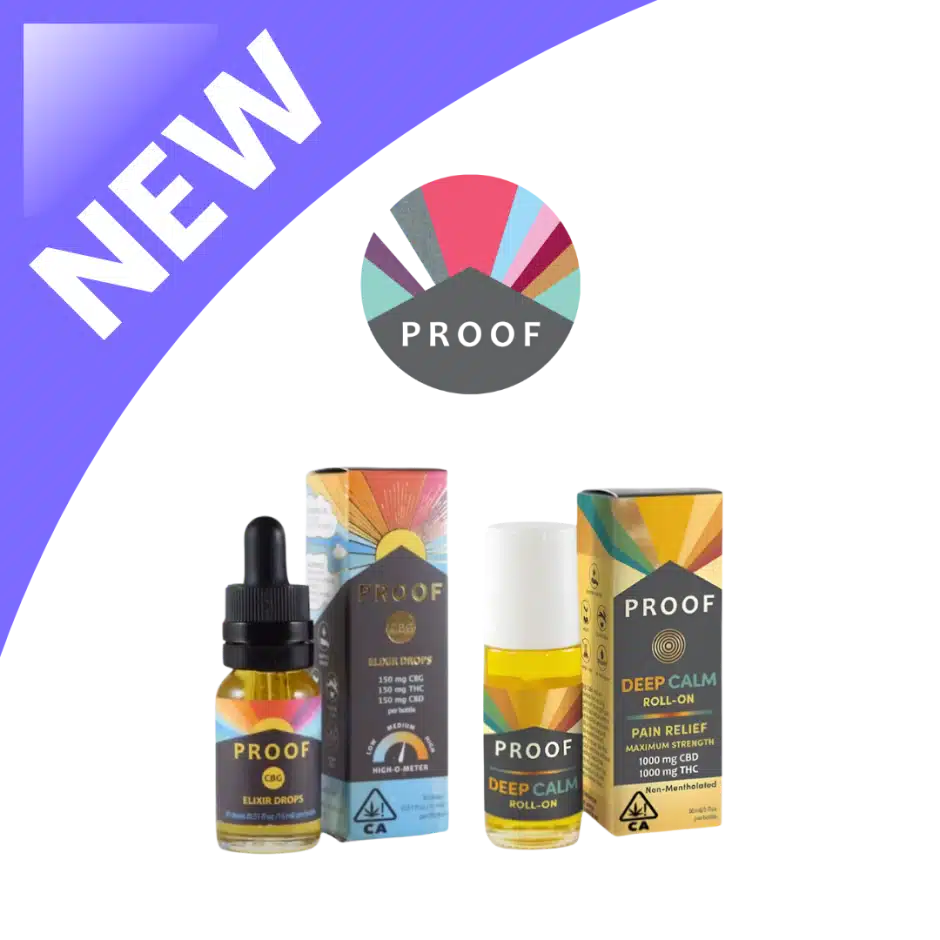 Proof Deep Calm Roll-On & CBG Elixir Drops — New Wellness Products