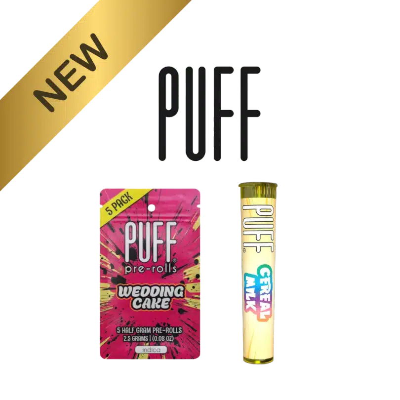 Puff New Prerolls — Cereal Milk & Wedding Cake