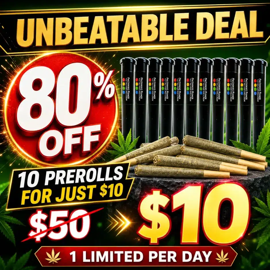 Unbeatable Deal — 10 Redwood Roots Prerolls for $10 (80% Off)