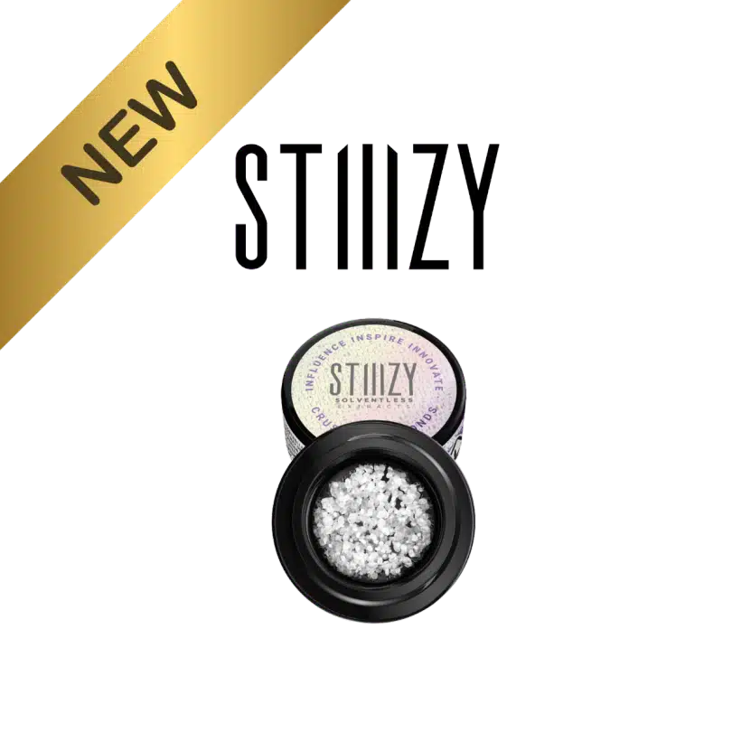 Stiiizy Solventless Black Cherry Gelato Crushed Diamonds 1g
