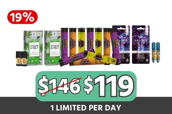 West Coast Treez + Vape Stock-Up Bundle — $119 (Save $27, 19% Off)
