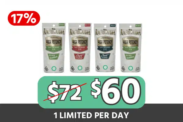 AmeriCanna Vape 4 Pack — $60 (Save $12, 17% Off)