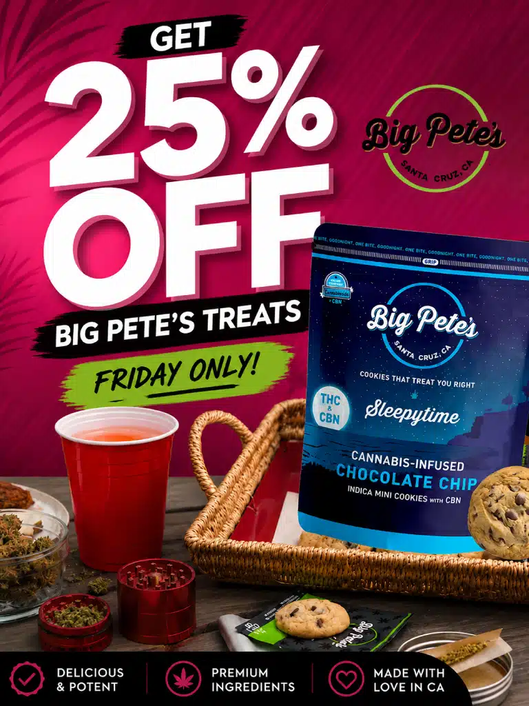 Get 25% Off Big Pete's Treats — Friday Only