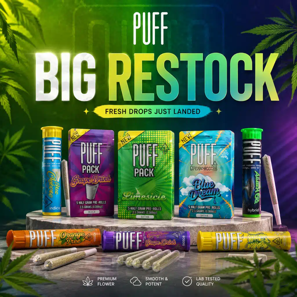 Big Restock — Puff — Fresh Drops Just Landed