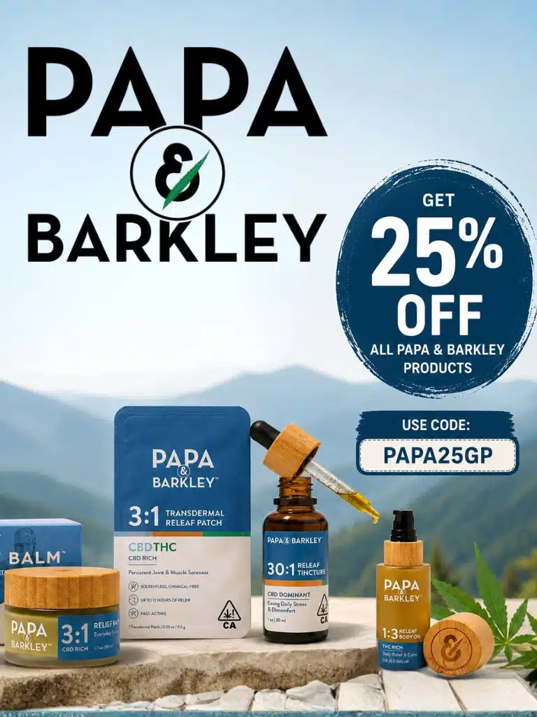 Get 25% Off All Papa & Barkley Products — Use Code PAPA25GP