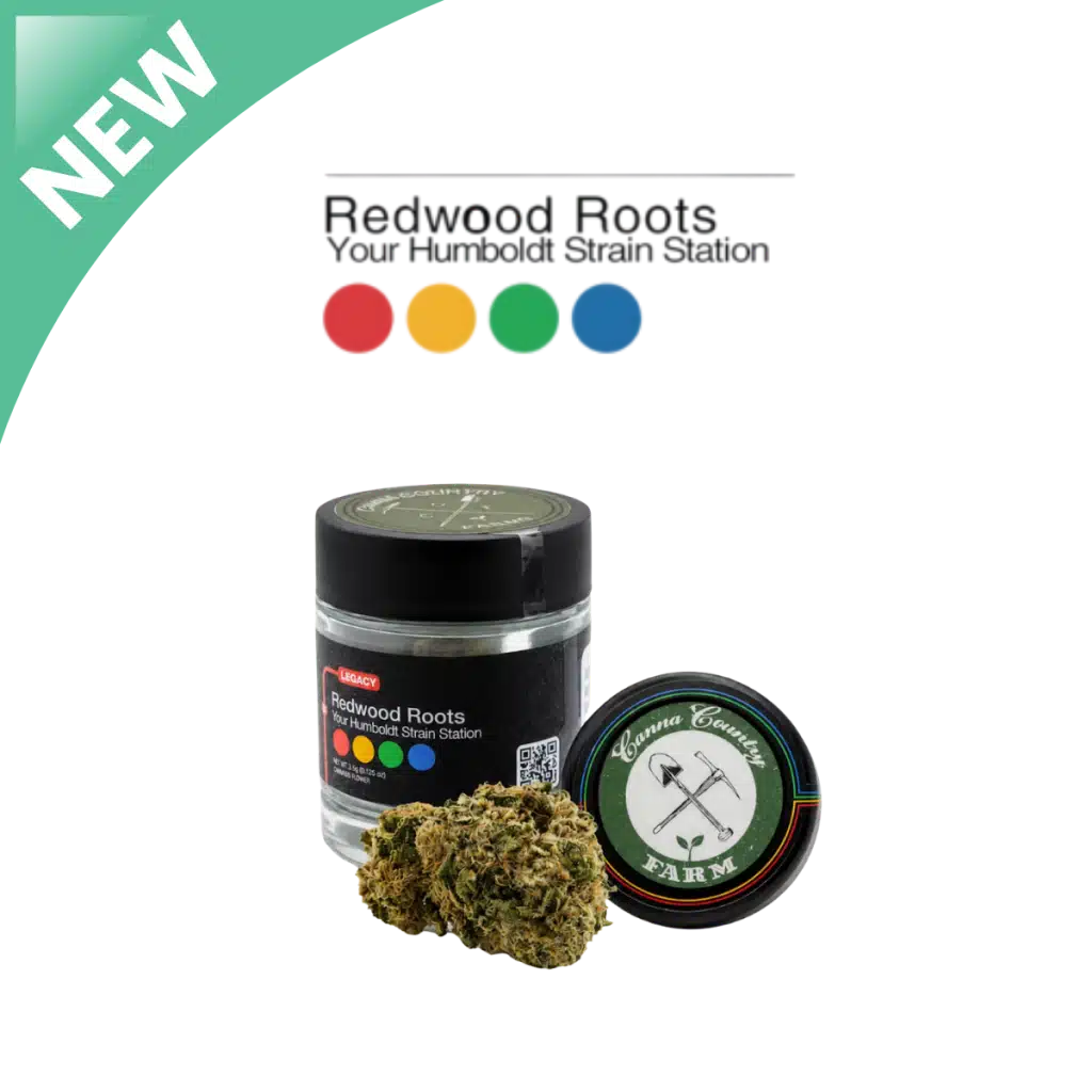 Redwood Roots #38 (H) — 3.5g Sungrown Flower, Canna Country Farm