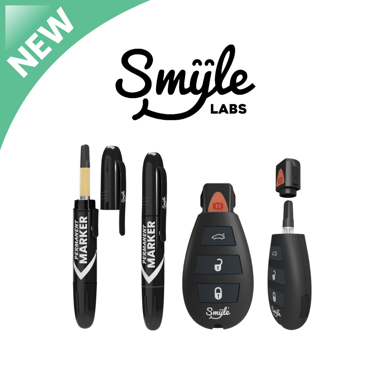 Smyle Labs Penjamin Car Key & Permanent Marker 510 Vaporizer Batteries