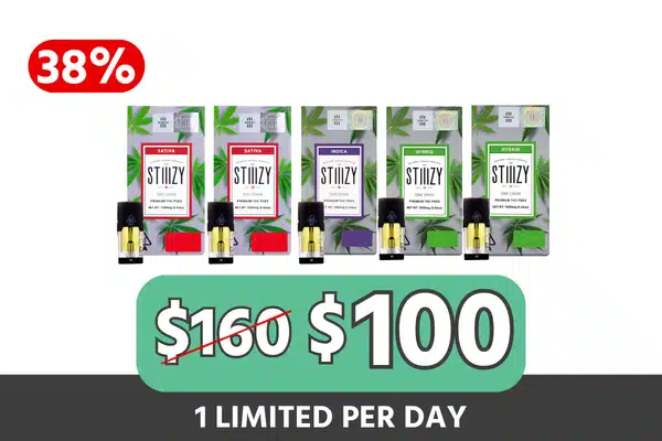 Stiiizy 1g Vape Pod 5 Pack — $100 (Save $60, 38% Off)