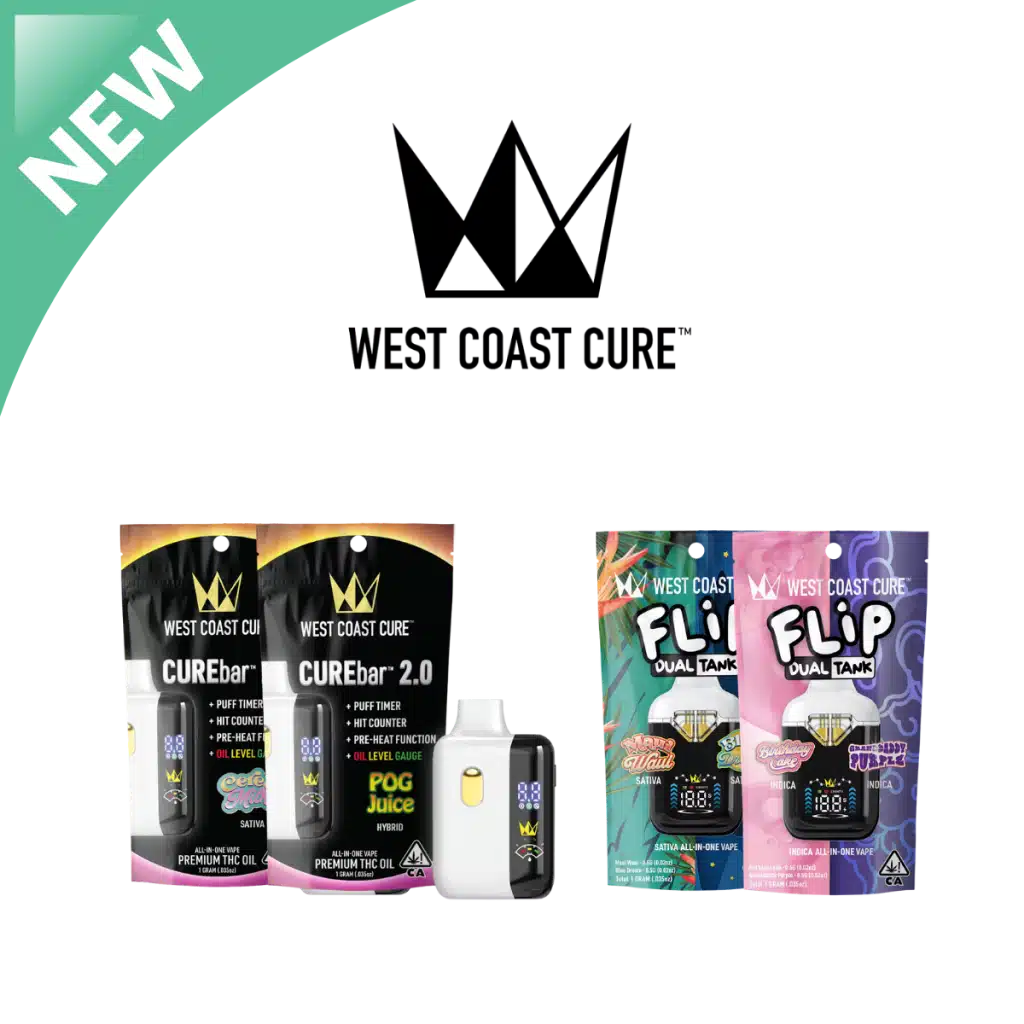 West Coast Cure New Products — CUREbar All-In-One 2.0 & Flip Dual Tank Vapes