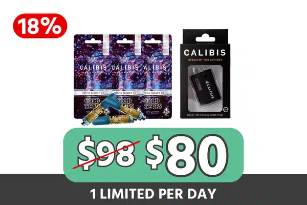 Calibis Cold Terps + Stealth Battery Bundle — $80 (Save $18, 18% Off)