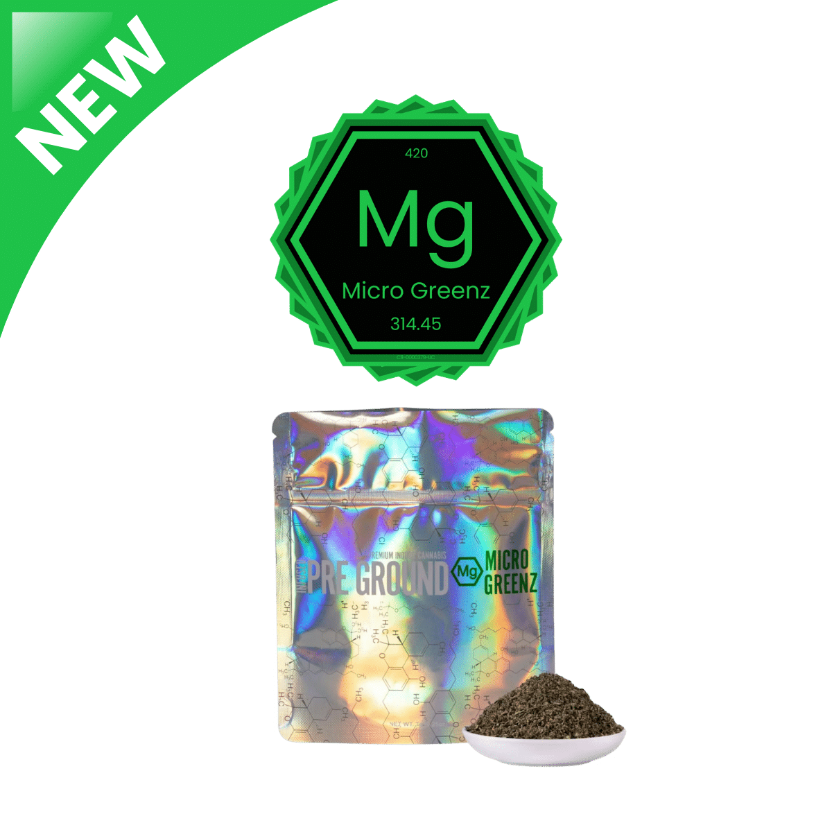 Micro Greenz Infused Pre Ground — Premium Indoor Cannabis, 7g