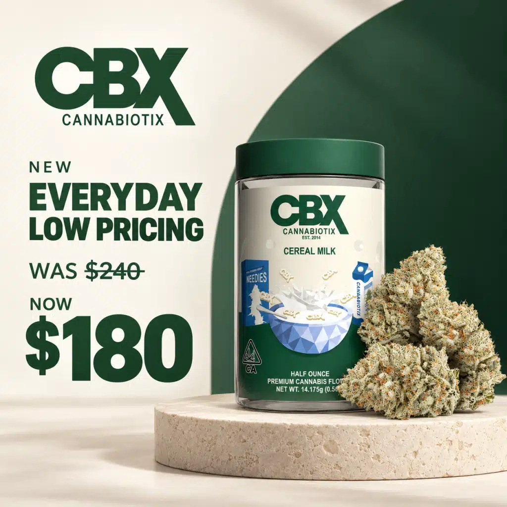New Lower Price — CBX Cereal Milk 14g Indoor Flower