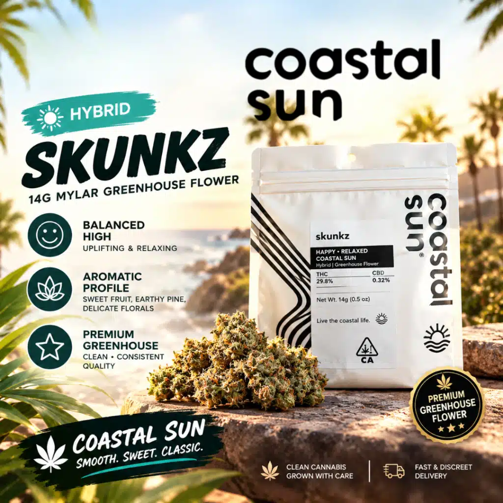 Coastal Sun Skunkz (H) — 14g Mylar Greenhouse Flower