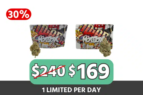 Hotbox Half Duo Bundle — Two 14g Flower Bags for $169, Save $71, 30% Off