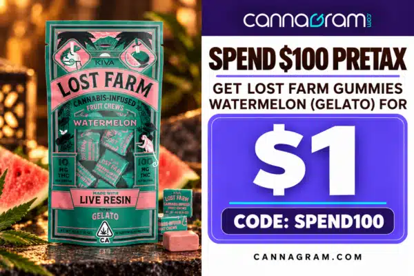 Spend $100 Pretax, Get Lost Farm Watermelon Gelato Fruit Chews for $1 — Code SPEND100