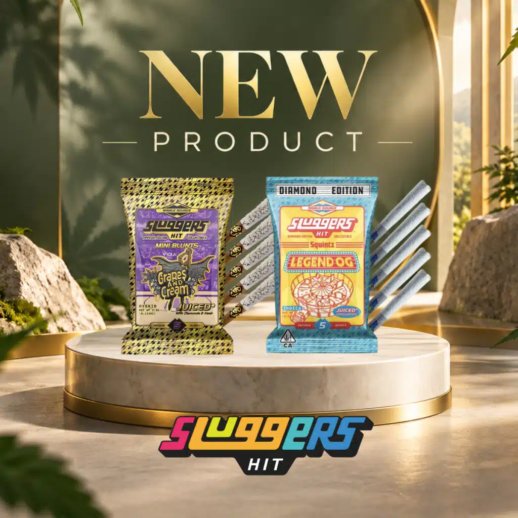 Sluggers Hit — Grapes and Cream Mini Blunts and Legend OG Diamond Edition Infused Prerolls