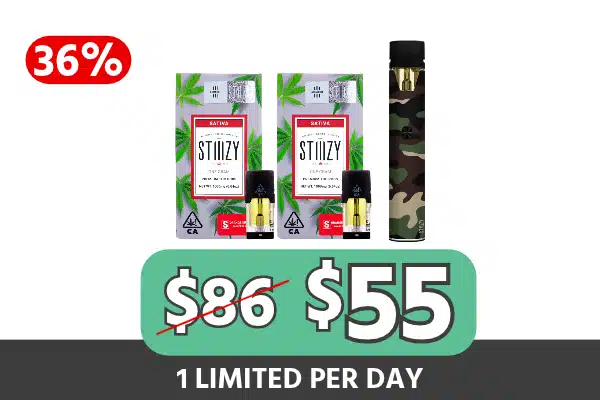 STIIIZY Starter Kit Bundle — Pro Battery and Two 1g Pods for $55, Save $31, 36% Off