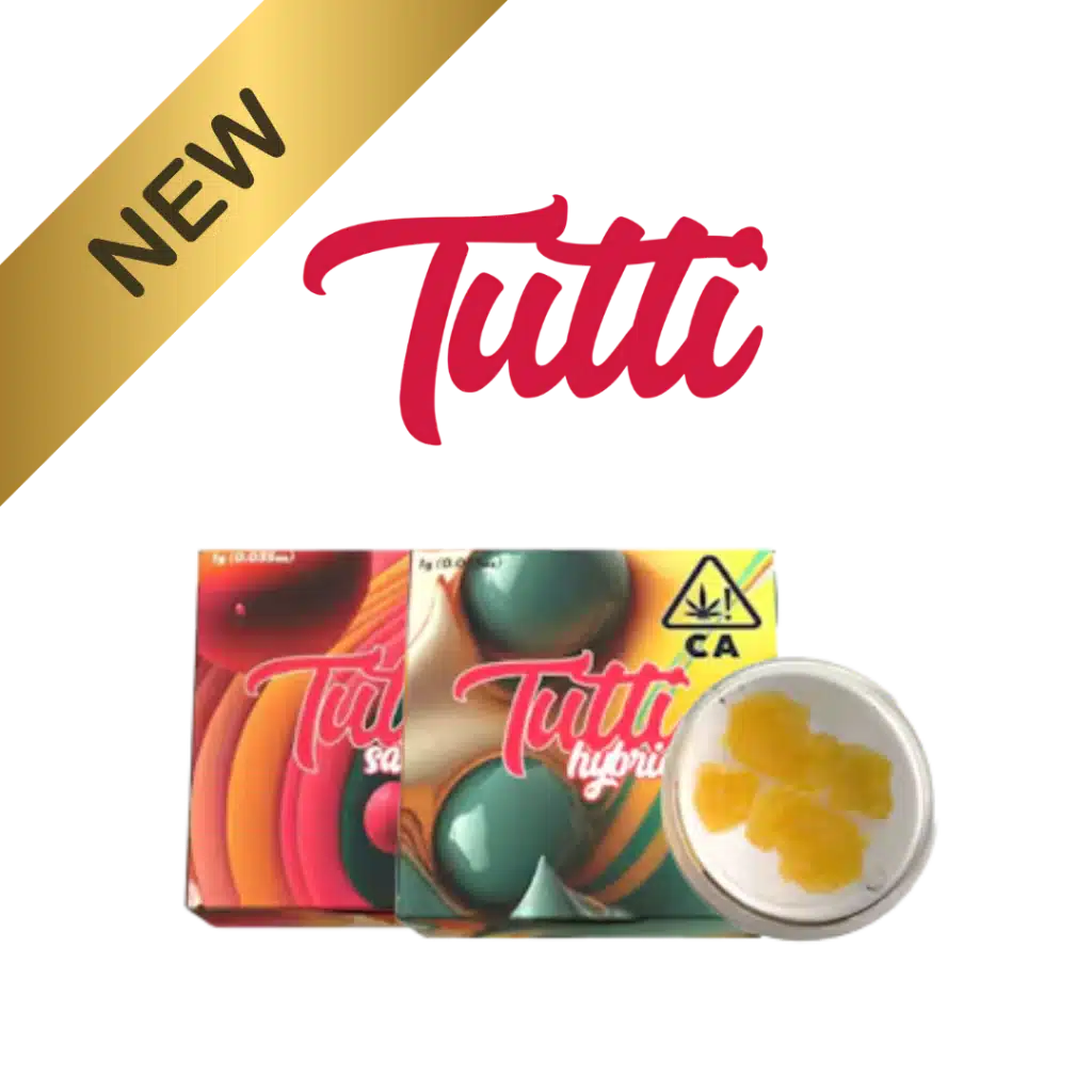 Tutti New Products — Platinum Cookies Sativa and White Widow Hybrid 1g Sugar Diamonds Concentrates